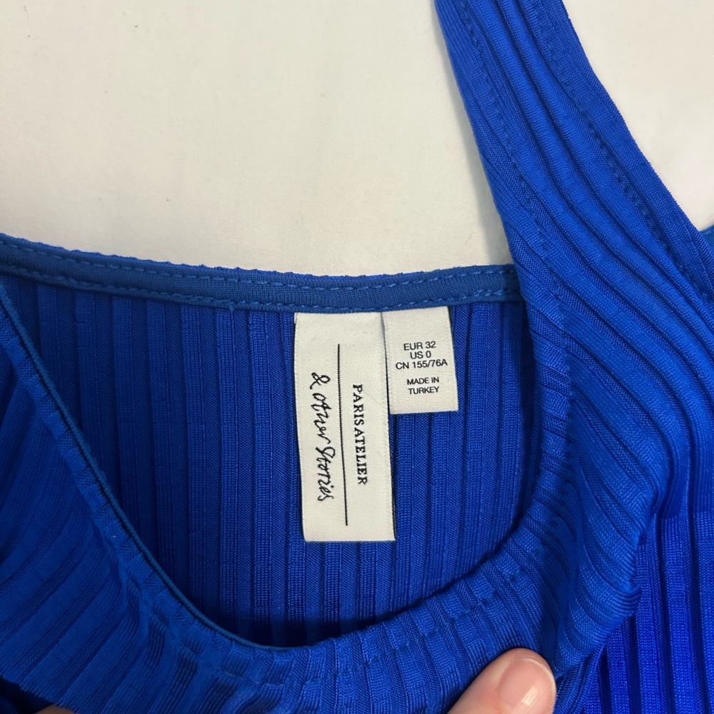 & Other Stories Blue Dress